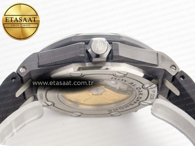 Royal Oak Offshore Diver 15707 Black Ceramic ZF 1:1 Best Edition SA3120 Super Clone - Görsel 14