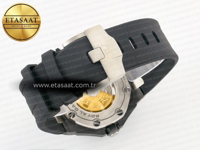 Royal Oak Offshore Diver 15707 Black Ceramic ZF 1:1 Best Edition SA3120 Super Clone - Görsel 16