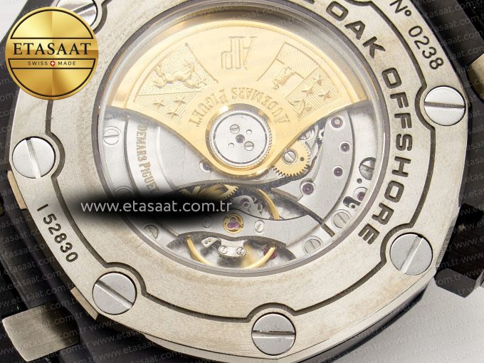 Royal Oak Offshore Diver 15707 Black Ceramic ZF 1:1 Best Edition SA3120 Super Clone - Görsel 21