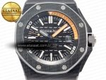 Royal Oak Offshore Diver 15707 Black Ceramic ZF 1:1 Best Edition SA3120 Super Clone - Görsel 4