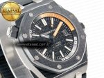 Royal Oak Offshore Diver 15707 Black Ceramic ZF 1:1 Best Edition SA3120 Super Clone - Görsel 5