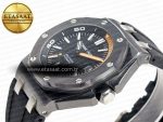 Royal Oak Offshore Diver 15707 Black Ceramic ZF 1:1 Best Edition SA3120 Super Clone - Görsel 6