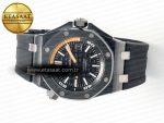 Royal Oak Offshore Diver 15707 Black Ceramic ZF 1:1 Best Edition SA3120 Super Clone - Görsel 9