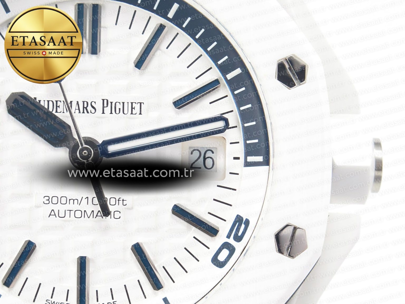 Royal Oak Offshore Diver 15707 White Ceramic ZF 1:1 Best Edition SA3120 Super Clone - Görsel 12