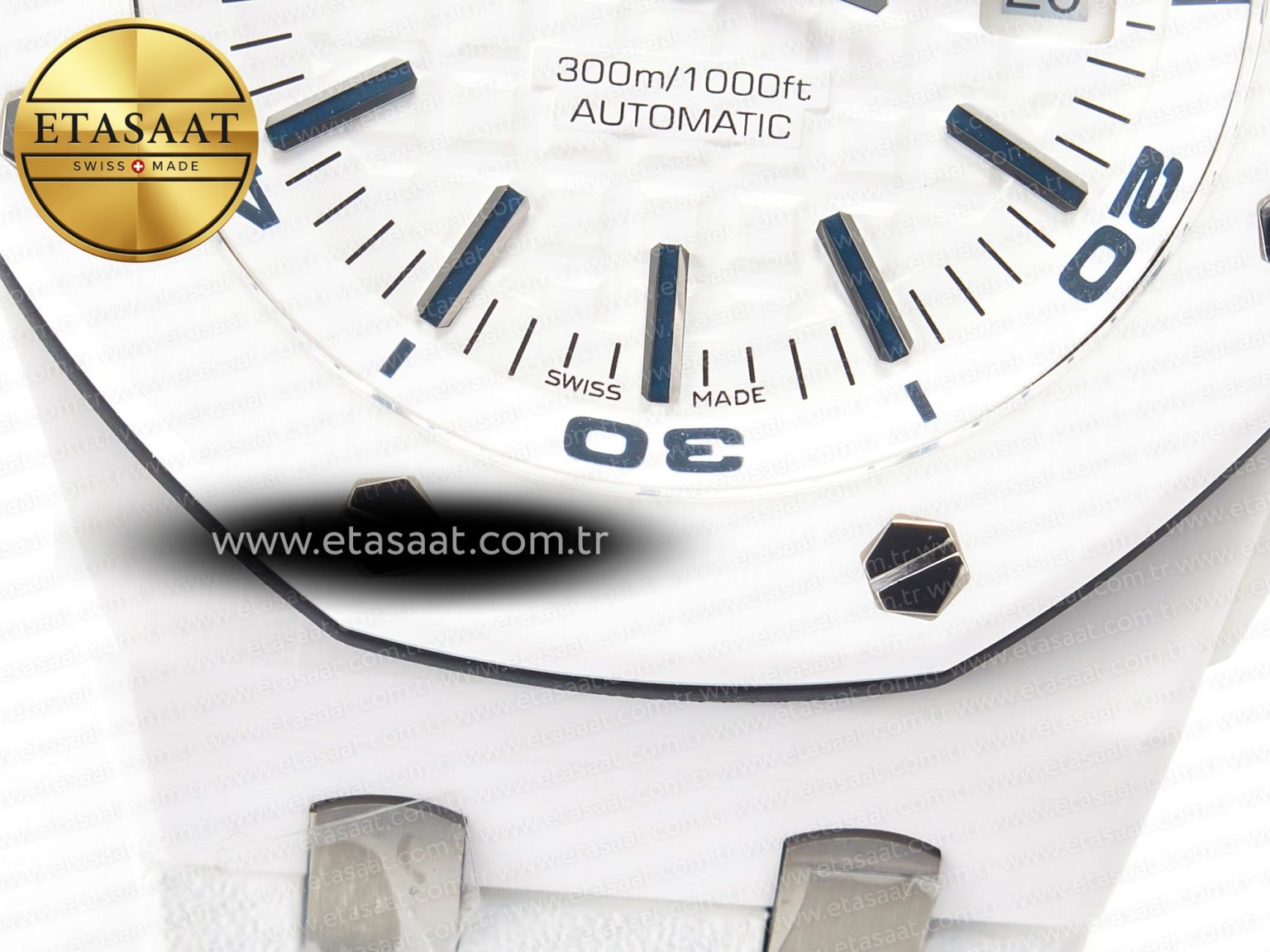 Royal Oak Offshore Diver 15707 White Ceramic ZF 1:1 Best Edition SA3120 Super Clone - Görsel 13