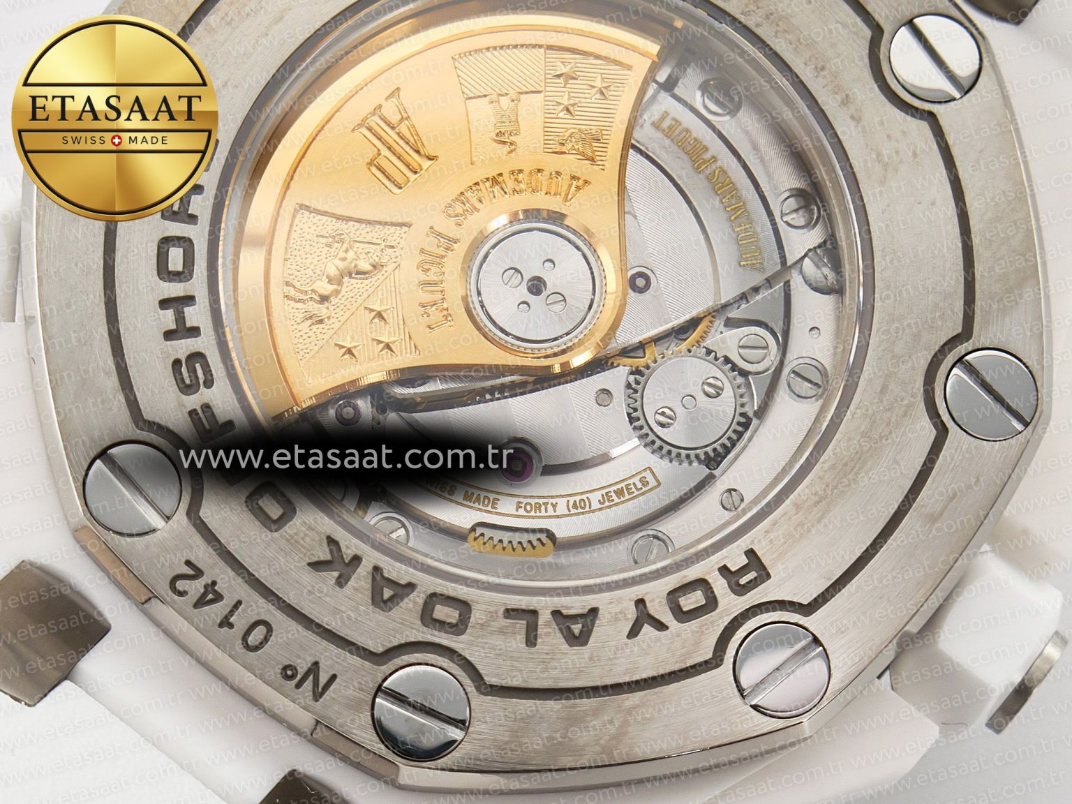 Royal Oak Offshore Diver 15707 White Ceramic ZF 1:1 Best Edition SA3120 Super Clone - Görsel 18