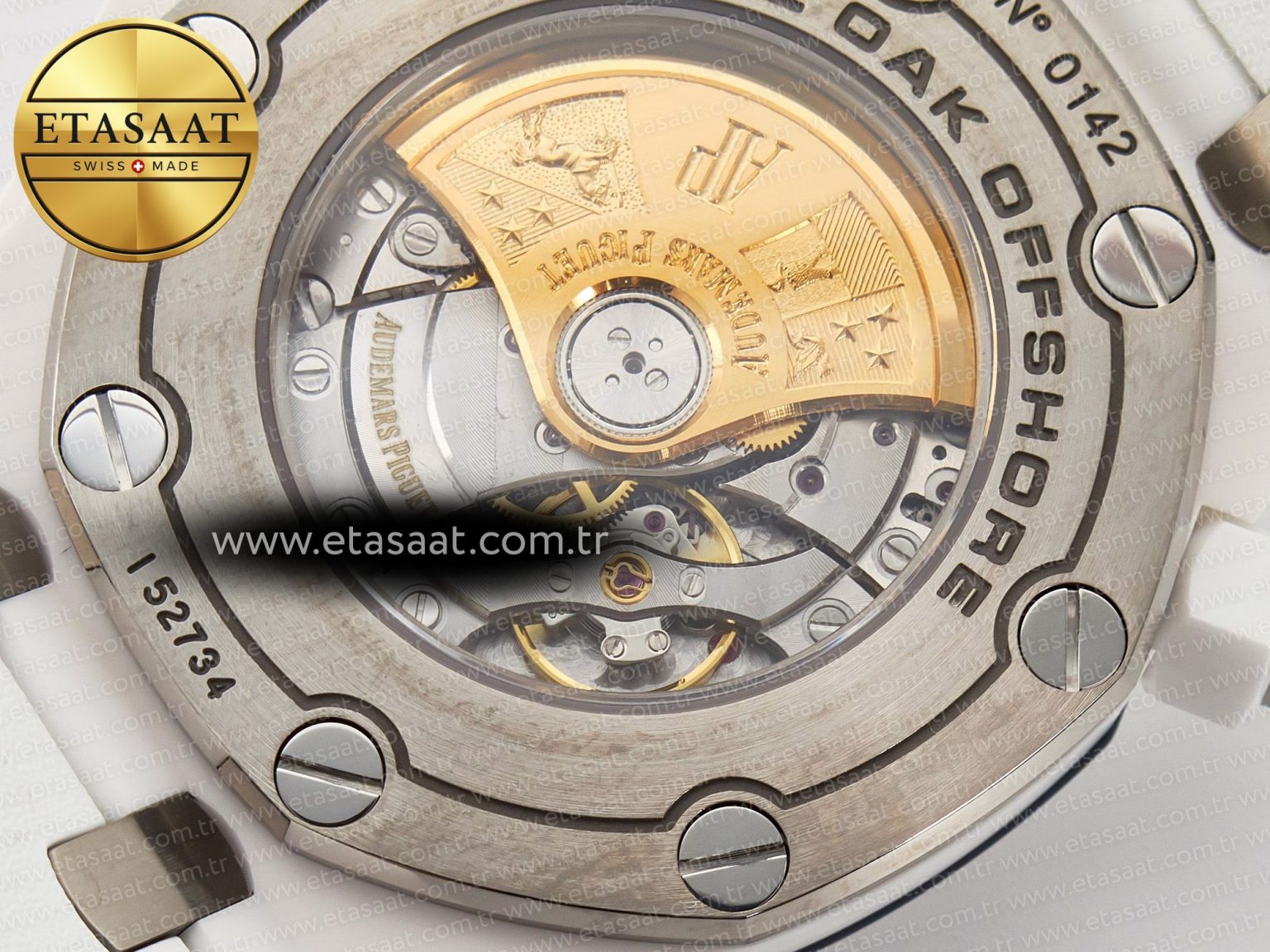 Royal Oak Offshore Diver 15707 White Ceramic ZF 1:1 Best Edition SA3120 Super Clone - Görsel 19
