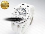 Royal Oak Offshore Diver 15707 White Ceramic ZF 1:1 Best Edition SA3120 Super Clone - Görsel 2
