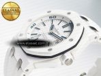 Royal Oak Offshore Diver 15707 White Ceramic ZF 1:1 Best Edition SA3120 Super Clone - Görsel 6