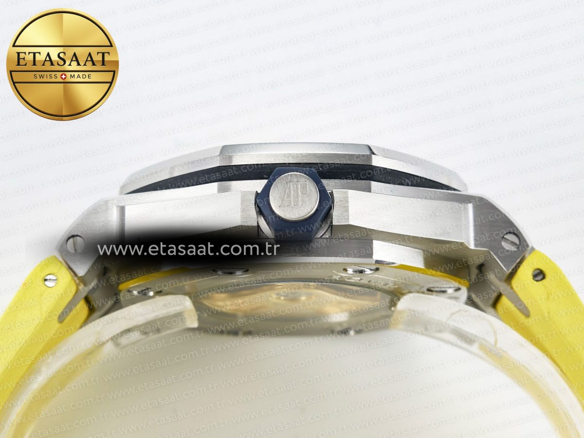 Royal Oak Offshore Diver Forged Carbon IPF Best Edition on Rubber Strap MIYOTA 9019 - Görsel 14