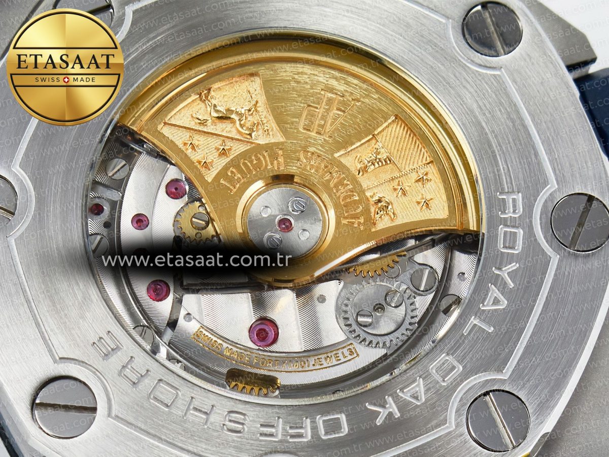 Royal Oak Offshore Diver Forged Carbon IPF Best Edition on Rubber Strap MIYOTA 9019 - Görsel 19