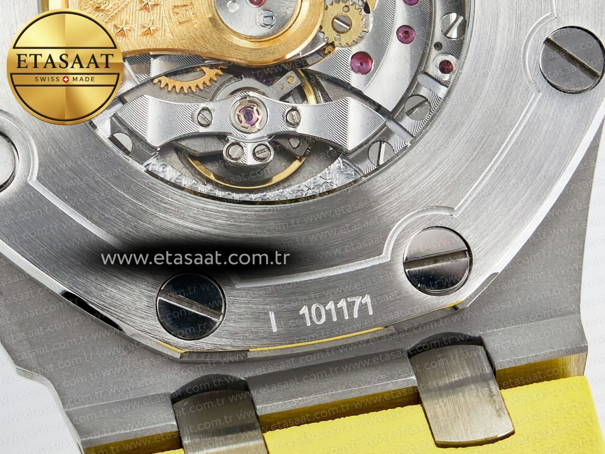 Royal Oak Offshore Diver Forged Carbon IPF Best Edition on Rubber Strap MIYOTA 9019 - Görsel 22