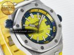Royal Oak Offshore Diver Forged Carbon IPF Best Edition on Rubber Strap MIYOTA 9019 - Görsel 5