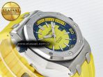 Royal Oak Offshore Diver Forged Carbon IPF Best Edition on Rubber Strap MIYOTA 9019 - Görsel 7
