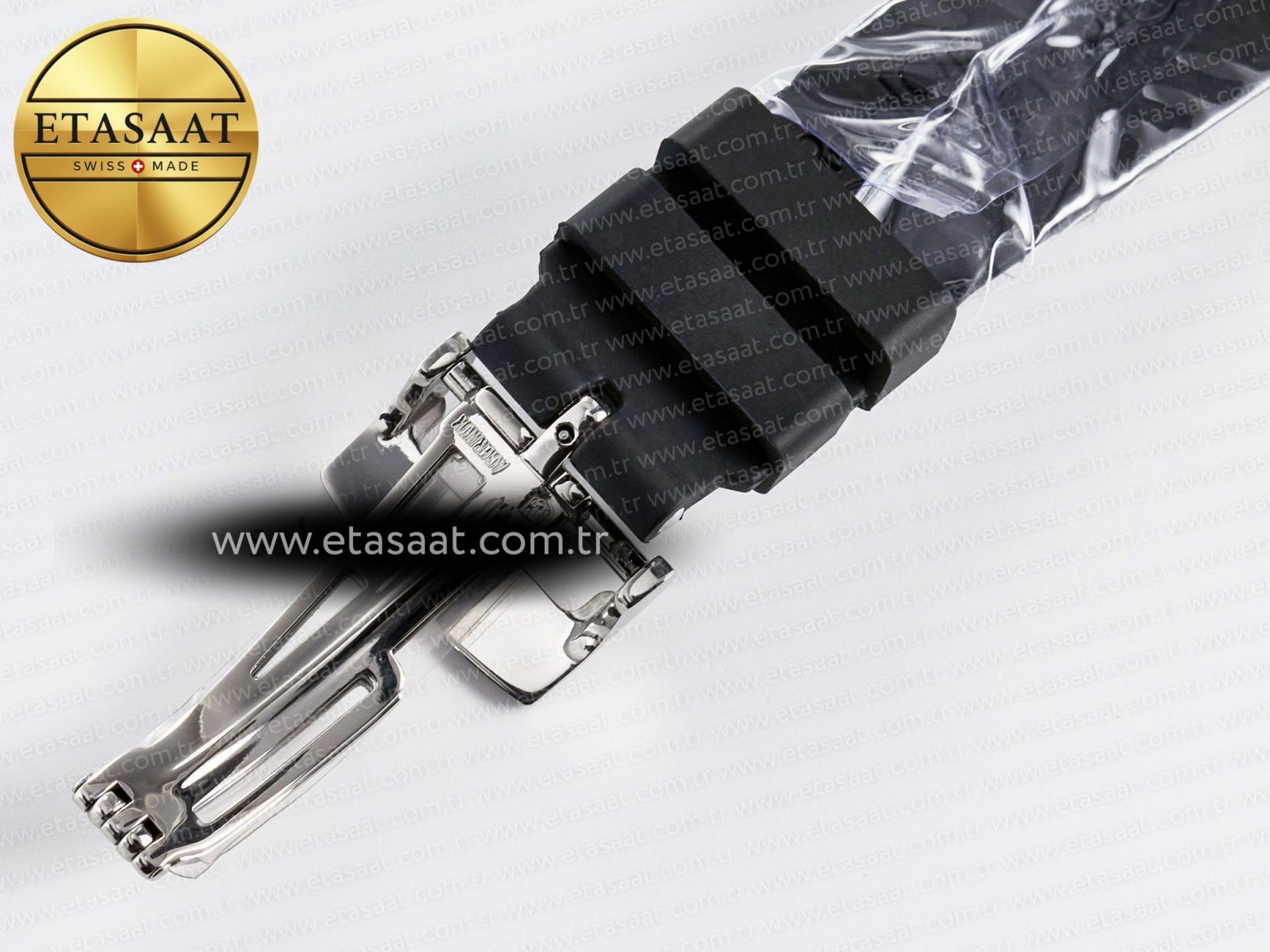 Royal Oak Offshore Ladies 33mm SS DRF Best Edition Black Dial Diamonds Bezel on Black Rubber Strap ETA Quartz - Görsel 21