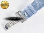 Royal Oak Offshore Ladies 33mm SS DRF Best Edition Blue Dial Diamonds Bezel on Blue Leather Strap ETA Quartz - Görsel 18