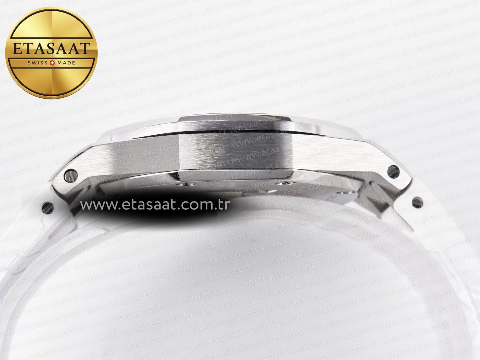 Royal Oak Offshore Ladies 33mm SS DRF Best Edition White Dial Diamonds Bezel on White Rubber Strap ETA Quartz - Görsel 13