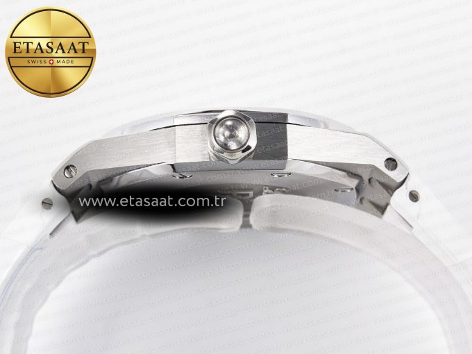 Royal Oak Offshore Ladies 33mm SS DRF Best Edition White Dial Diamonds Bezel on White Rubber Strap ETA Quartz - Görsel 14