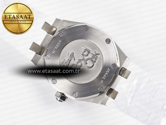 Royal Oak Offshore Ladies 33mm SS DRF Best Edition White Dial Diamonds Bezel on White Rubber Strap ETA Quartz - Görsel 16