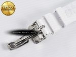 Royal Oak Offshore Ladies 33mm SS DRF Best Edition White Dial Diamonds Bezel on White Rubber Strap ETA Quartz - Görsel 20