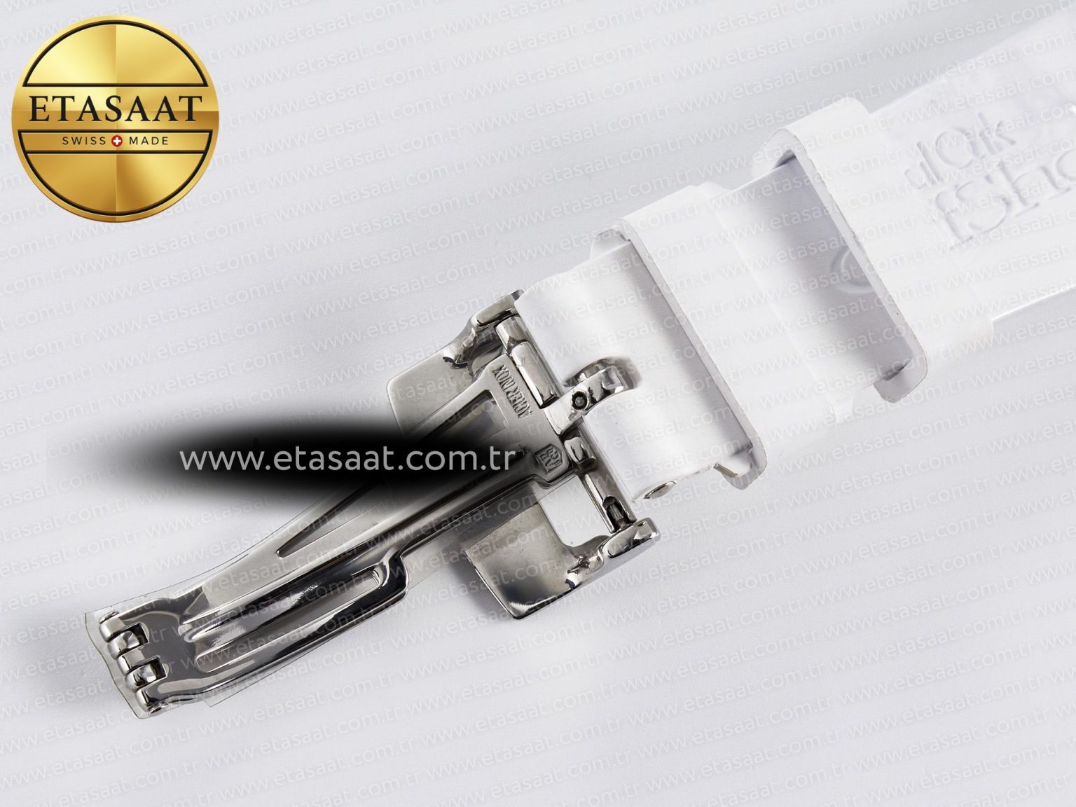 Royal Oak Offshore Ladies 33mm SS DRF Best Edition White Dial Diamonds Bezel on White Rubber Strap ETA Quartz - Görsel 20