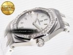 Royal Oak Offshore Ladies 33mm SS DRF Best Edition White Dial Diamonds Bezel on White Rubber Strap ETA Quartz - Görsel 6