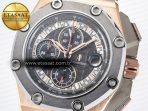Royal Oak Offshore Schumacher RG TKF Best Edition Gray/Black Dial on Gray Rubber Strap A3126 - Görsel 10