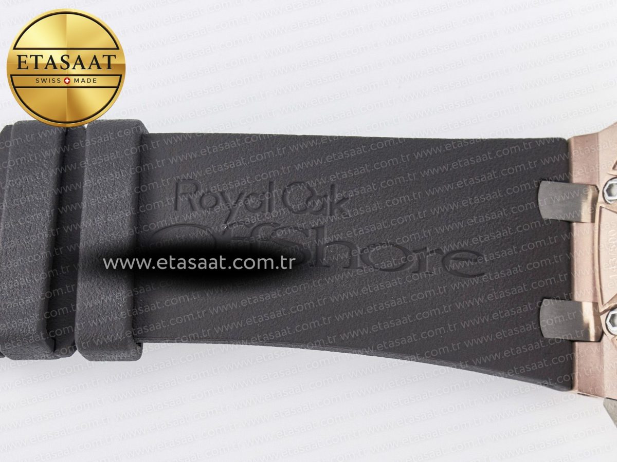 Royal Oak Offshore Schumacher RG TKF Best Edition Gray/Black Dial on Gray Rubber Strap A3126 - Görsel 30