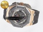 Royal Oak Offshore Schumacher RG TKF Best Edition Gray/Black Dial on Gray Rubber Strap A3126 - Görsel 9