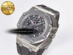 Royal Oak Offshore Schumacher SS TKF Best Edition Gray/Black Dial on Gray Rubber Strap A3126