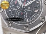 Royal Oak Offshore Schumacher SS TKF Best Edition Gray/Black Dial on Gray Rubber Strap A3126 - Görsel 14