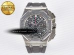 Royal Oak Offshore Schumacher SS TKF Best Edition Gray/Black Dial on Gray Rubber Strap A3126 - Görsel 3