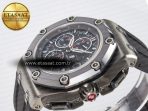 Royal Oak Offshore Schumacher SS TKF Best Edition Gray/Black Dial on Gray Rubber Strap A3126 - Görsel 6