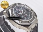 Royal Oak Offshore Schumacher SS TKF Best Edition Gray/Black Dial on Gray Rubber Strap A3126 - Görsel 7