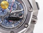 Royal Oak Offshore Schumacher SS TKF Best Edition Gray/Blue Dial on Blue Rubber Strap A3126 - Görsel 13