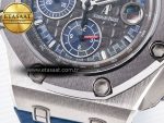 Royal Oak Offshore Schumacher SS TKF Best Edition Gray/Blue Dial on Blue Rubber Strap A3126 - Görsel 14