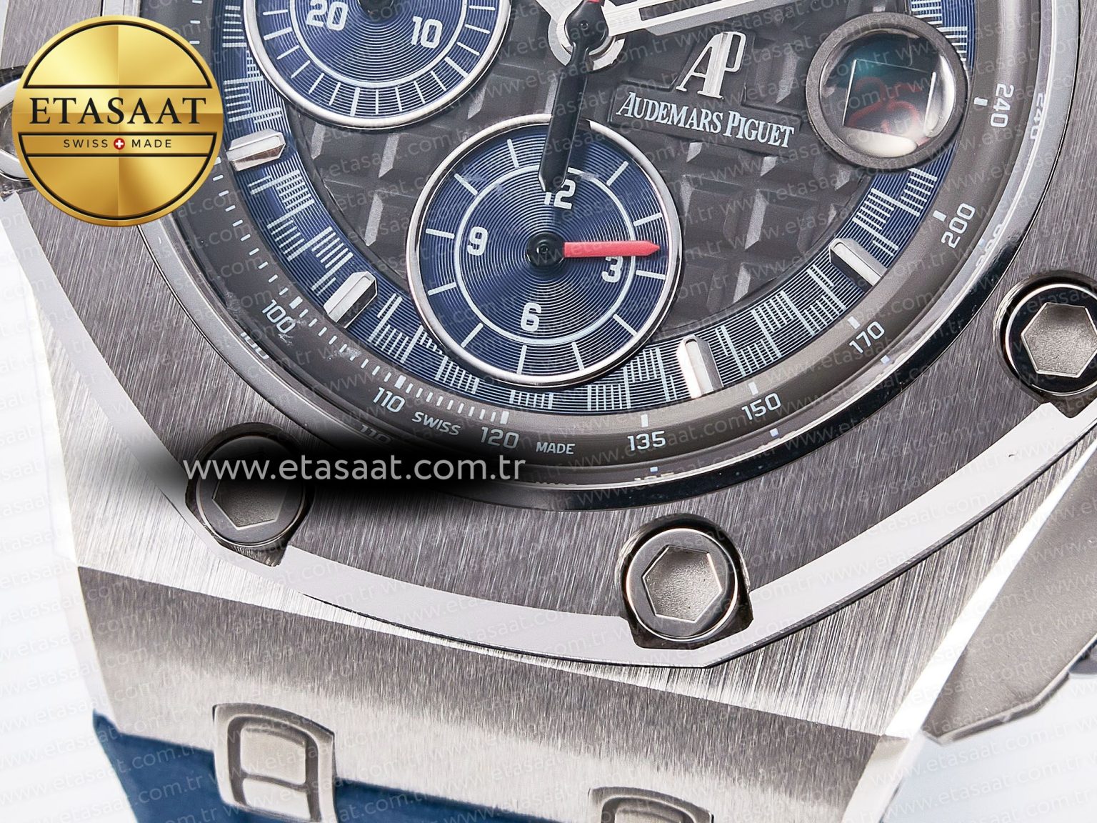 Royal Oak Offshore Schumacher SS TKF Best Edition Gray/Blue Dial on Blue Rubber Strap A3126 - Görsel 14