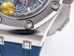 Royal Oak Offshore Schumacher SS TKF Best Edition Gray/Blue Dial on Blue Rubber Strap A3126 - Görsel 15