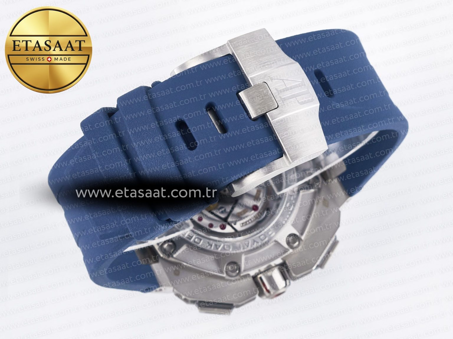 Royal Oak Offshore Schumacher SS TKF Best Edition Gray/Blue Dial on Blue Rubber Strap A3126 - Görsel 18