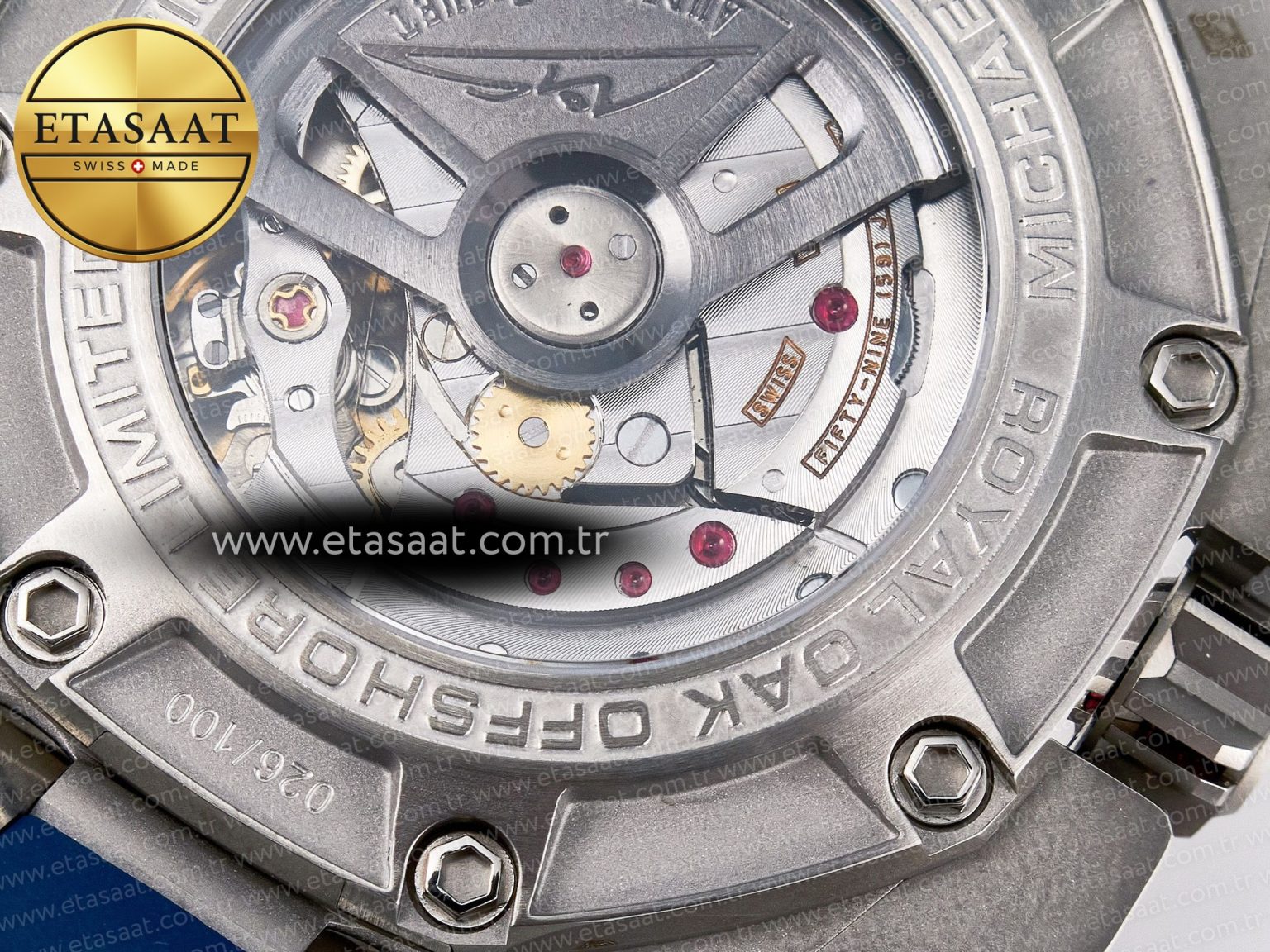Royal Oak Offshore Schumacher SS TKF Best Edition Gray/Blue Dial on Blue Rubber Strap A3126 - Görsel 22