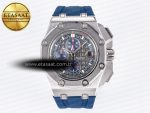 Royal Oak Offshore Schumacher SS TKF Best Edition Gray/Blue Dial on Blue Rubber Strap A3126 - Görsel 3