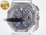 Royal Oak Offshore Schumacher SS TKF Best Edition Gray/Blue Dial on Blue Rubber Strap A3126 - Görsel 4