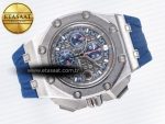 Royal Oak Offshore Schumacher SS TKF Best Edition Gray/Blue Dial on Blue Rubber Strap A3126 - Görsel 8