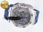 Royal Oak Offshore Schumacher SS TKF Best Edition Gray/Blue Dial on Blue Rubber Strap A3126 - Görsel 9