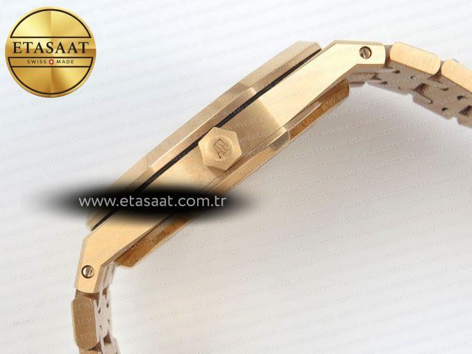 Royal Oak Openworked 16204 RG ZF 1:1 Best Edition Skeleton Dial on RG Bracelet A7124 - Görsel 11