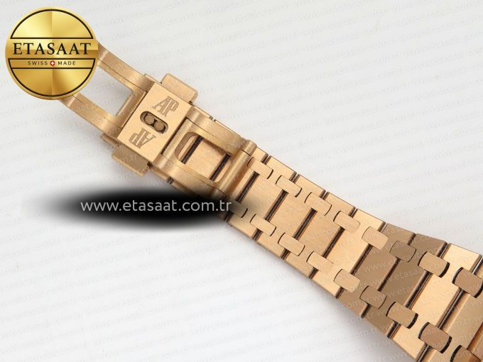 Royal Oak Openworked 16204 RG ZF 1:1 Best Edition Skeleton Dial on RG Bracelet A7124 - Görsel 23