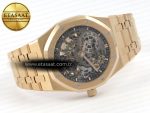 Royal Oak Openworked 16204 RG ZF 1:1 Best Edition Skeleton Dial on RG Bracelet A7124 - Görsel 8