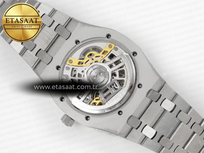 Royal Oak Openworked 16204 SS ZF 1:1 Best Edition Skeleton Dial on SS Bracelet A7124 - Görsel 13