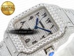 Santos De 40mm TWF 1:1 Best Edition Black Diamond Dial SS/SS A2824 - Görsel 6
