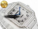 Santos De 40mm TWF 1:1 Best Edition Black Diamond Dial SS/SS A2824 - Görsel 7